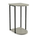 Τραπεζάκι βοηθητικό Roya Megapap χρώμα ash green 41,5x32x56εκ.