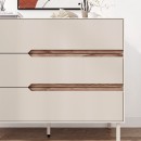 Συρταριέρα Arch Megapap χρώμα sandstone 98x40x78,5εκ.