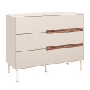Συρταριέρα Arch Megapap χρώμα sandstone 98x40x78,5εκ.