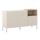 Μπουφές Cailin Megapap χρώμα sandstone - sepet oak 140x41,8x80εκ.