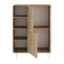 Μπουφές Colia Megapap χρώμα sepet oak 85x44x120,4εκ.