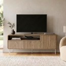 Έπιπλο τηλεόρασης Colia Megapap χρώμα sepet oak 140,3x34x55,7εκ.