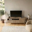Έπιπλο τηλεόρασης Colia Megapap χρώμα sepet oak 140,3x34x55,7εκ.
