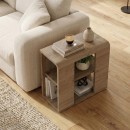 Τραπεζάκι βοηθητικό Colia Megapap χρώμα sepet oak 58x25x50εκ.