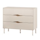 Συρταριέρα Marquise Megapap χρώμα sandstone 98x40x78,5εκ.
