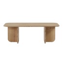 Τραπεζάκι σαλονιού Becaj Megapap χρώμα sapphire oak 120x60x41,4εκ.