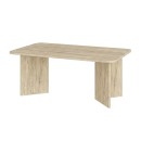 Τραπεζάκι σαλονιού Sam Megapap χρώμα travertine 100x60x41,8εκ.