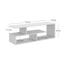 Έπιπλο τηλεόρασης Forever Megapap χρώμα λευκό 120x30x40cm.