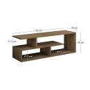 Έπιπλο τηλεόρασης Forever Megapap χρώμα καρυδί 120x30x40cm.