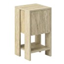 Κομοδίνο Ema Megapap χρώμα travertine 30x30x55εκ.