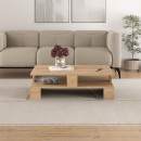Τραπεζάκι σαλονιού Mansu Megapap χρώμα sapphire oak 80x50x27εκ.