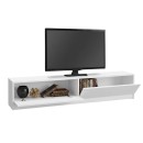 Έπιπλο τηλεόρασης Ahenk Megapap χρώμα λευκό 160x31,3x32,9εκ.