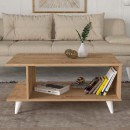 Τραπεζάκι σαλονιού Titus Megapap χρώμα sapphire oak 100x60x45εκ.