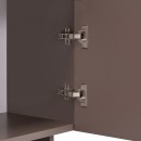Έπιπλο τηλεόρασης Aurelia Megapap χρώμα μόκα 180x32x45εκ.