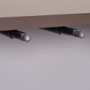 Έπιπλο τηλεόρασης Aurelia Megapap χρώμα μόκα 180x32x45εκ.