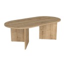 Τραπεζάκι σαλονιού Cortado Megapap χρώμα sapphire oak 120x60x39,6εκ.