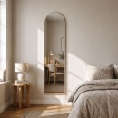 Καθρέπτης δαπέδου - τοίχου Agalu Μegapap χρώμα travertine 40x150εκ.