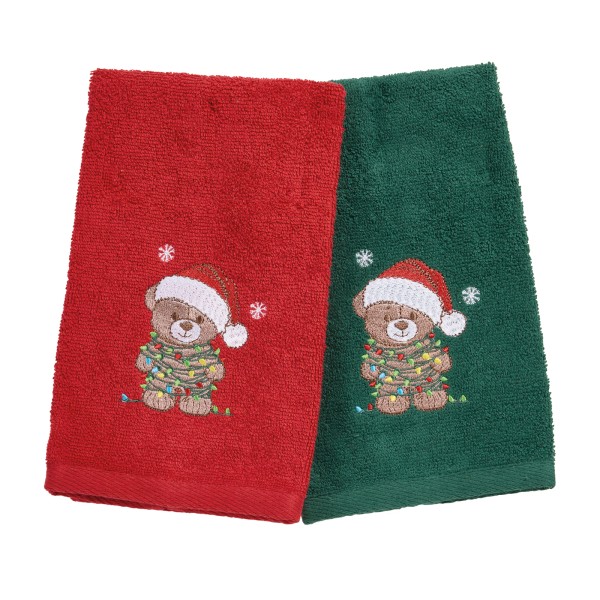 DAS HOME CHRISTMAS ΠΟΤΗΡΟΠΑΝΑ ΣΕΤ 2ΤΜΧ 30X50 0905 GREEN, RED