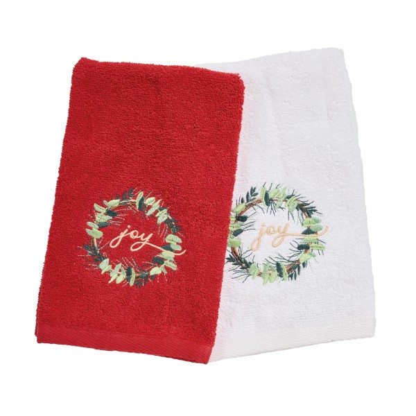DAS HOME CHRISTMAS ΠΟΤΗΡΟΠΑΝΑ ΣΕΤ 2ΤΜΧ 30X50 0906 RED, WHITE