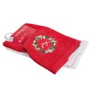 DAS HOME CHRISTMAS ΠΟΤΗΡΟΠΑΝΑ ΣΕΤ 2ΤΜΧ 30X50 0906 RED, WHITE