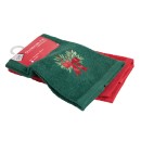 DAS HOME CHRISTMAS ΠΟΤΗΡΟΠΑΝΑ ΣΕΤ 2ΤΜΧ 30X50 0908 GREEN, RED