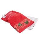 DAS HOME CHRISTMAS ΠΟΤΗΡΟΠΑΝΑ ΣΕΤ 2ΤΜΧ 30X50 0909 RED, WHITE