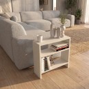 Τραπεζάκι βοηθητικό Silvanus Megapap χρώμα sandstone 51x17,5x49εκ.