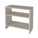 Τραπεζάκι βοηθητικό Silvanus Megapap χρώμα sandstone 51x17,5x49εκ.