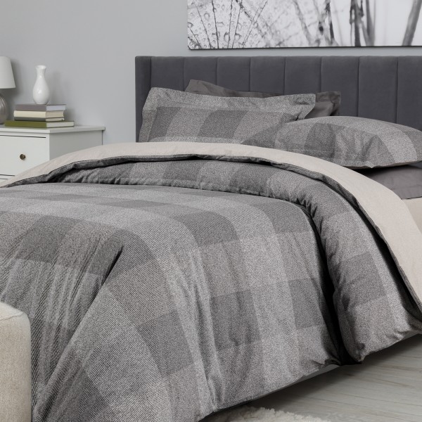 DAS HOME ΣΕΤ ΣΕΝΤΟΝΙΑ ΜΟΝΑ ΜΕ ΛΑΣΤΙΧΟ CASUAL 5458 BEIGE, GREY