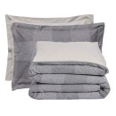 DAS HOME ΣΕΤ ΣΕΝΤΟΝΙΑ ΜΟΝΑ ΜΕ ΛΑΣΤΙΧΟ CASUAL 5458 BEIGE, GREY