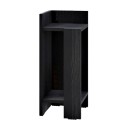 Κομοδίνο Elos Megapap αριστερό χρώμα black wood 25x27x60εκ.