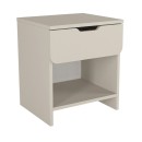 Κομοδίνο Mida Megapap χρώμα sandstone 45x40x52εκ.