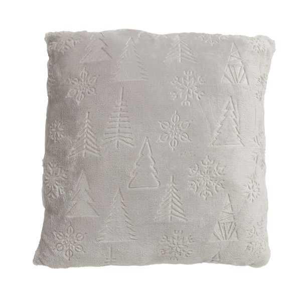 DAS HOME ΜΑΞΙΛΑΡΙ ΦΙΓΟΥΡΑΣ 40X40 CHRISTMAS 1373 GREY