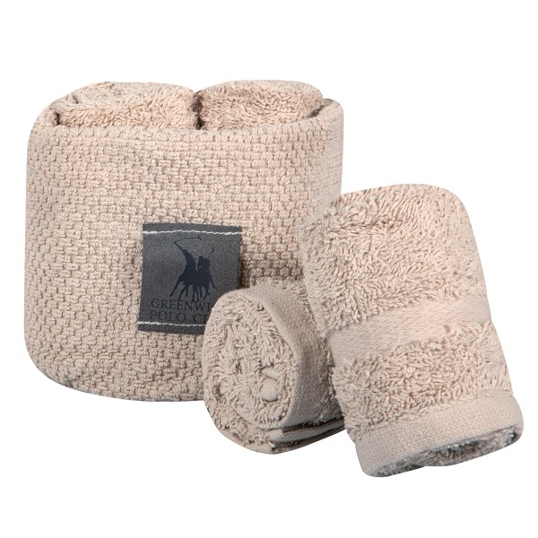 GREENWICH POLO CLUB ΣΕΤ ΠΕΤΣΕΤΕΣ 4 ΤΕΜΑΧΙΩΝ ESSENTIAL 4145 TAUPE