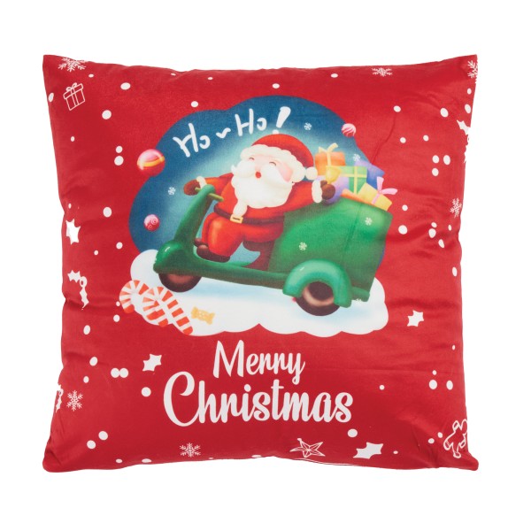 DAS HOME CHRISTMAS ΜΑΞΙΛΑΡΙ ΦΙΓΟΥΡΑΣ 45X45 0852 RED