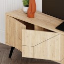 Έπιπλο τηλεόρασης Dune Megapap χρώμα sapphire oak 180x29,6x50εκ.