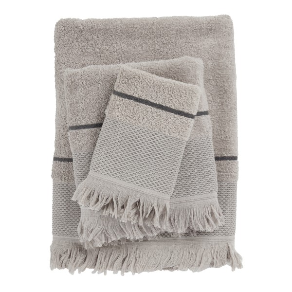 DAS HOME ΣΕΤ ΠΕΤΣΕΤΕΣ 3ΤΕΜΑΧΙΩΝ BEST 0841 GREY