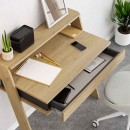 Γραφείο εργασίας Cowork Megapap χρώμα sapphire oak 94x50x91εκ.