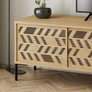 Έπιπλο τηλεόρασης Dionysos Megapap χρώμα sapphire oak 170x45x48,6εκ.