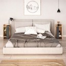 Κομοδίνο Elos Megapap σετ 2 τεμαχίων χρώμα sapphire oak - ανθρακί 25x27x60εκ.