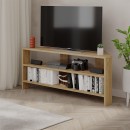 Έπιπλο τηλεόρασης γωνιακό Thales Megapap χρώμα sapphire oak 110x36x45εκ.
