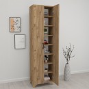 Ντουλάπα - Παπουτσοθήκη Lilly Megapap χρώμα pine oak 49x32x178εκ.