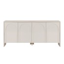 Μπουφές Aurelia Megapap χρώμα κρεμ 180x45x80εκ.