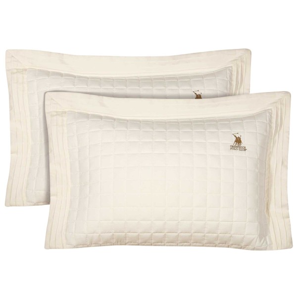 GREENWICH POLO CLUB ΖΕΥΓΟΣ ΜΑΞΙΛΑΡΟΘΗΚΕΣ CLASSIC 2355 ECRU