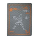 DAS KIDS ΚΟΥΒΕΡΛΙ ΜΟΝΟ 4941 GREY, ORANGE