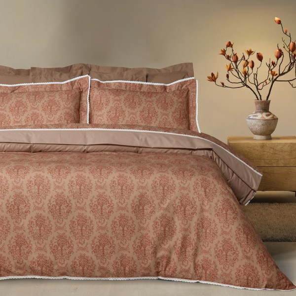 DAS HOME ΠΑΠΛΩΜΑΤΟΘΗΚΗ ΣΕΤ ΥΠΕΡΔΙΠΛΗ PRESTIGE 1731 TERACOTTA