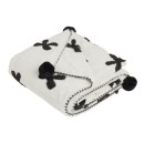 DAS HOME ΚΟΥΒΕΡΤΑ ΚΑΝΑΠΕ JACQUARD FLEECE 1382 BEIGE