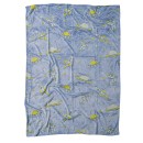 DAS BABY ΚΟΥΒΕΡΤΑ FLEECE 80X110 RELAX 4863 ΚΙΤΡΙΝΟ, ΜΠΛΕ