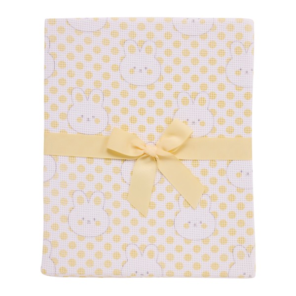 DAS BABY ΚΟΥΒΕΡΤΑ ΠΙΚΕ 75X100 RELAX 4961 YELLOW