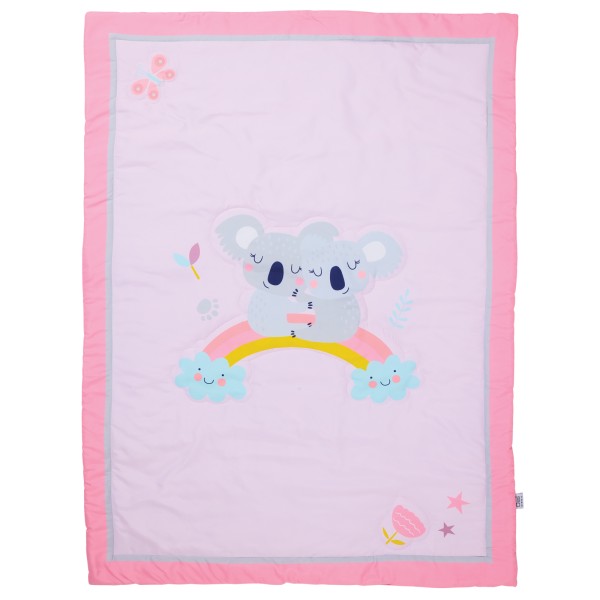 DAS BABY ΚΟΥΒΕΡΛΙ FUN 4934 GREY, PINK
